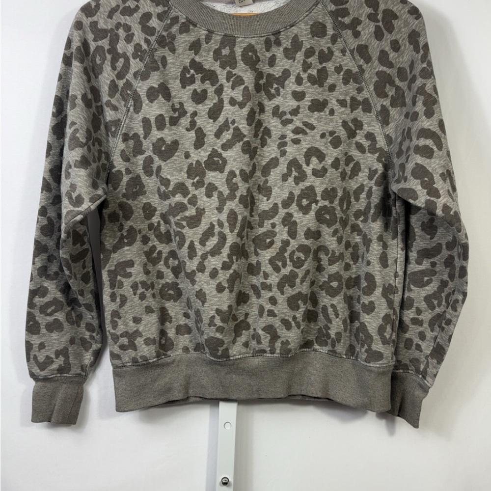 Old Navy Animal Print Sweater - Gray and Brown